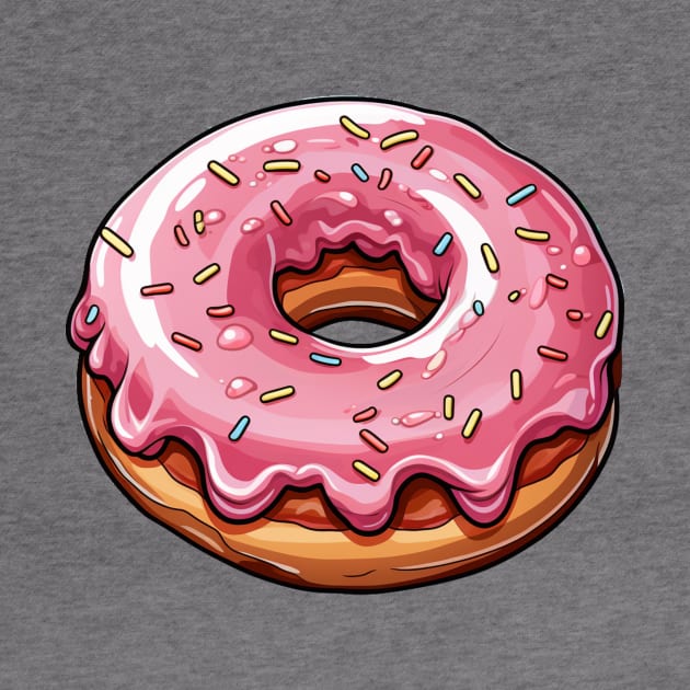 Pink donut by Rayra